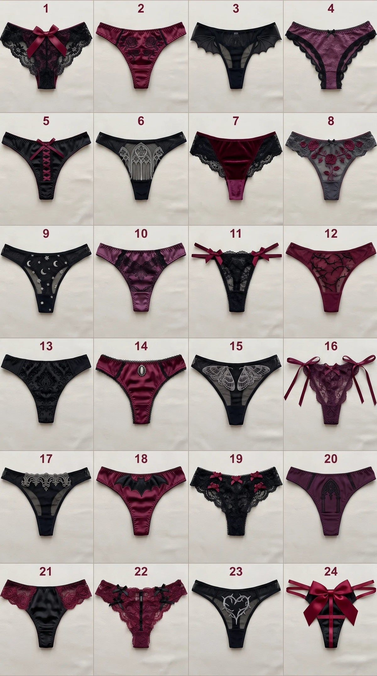 🎁24-Day Goth Thong Advent Calendar🔥