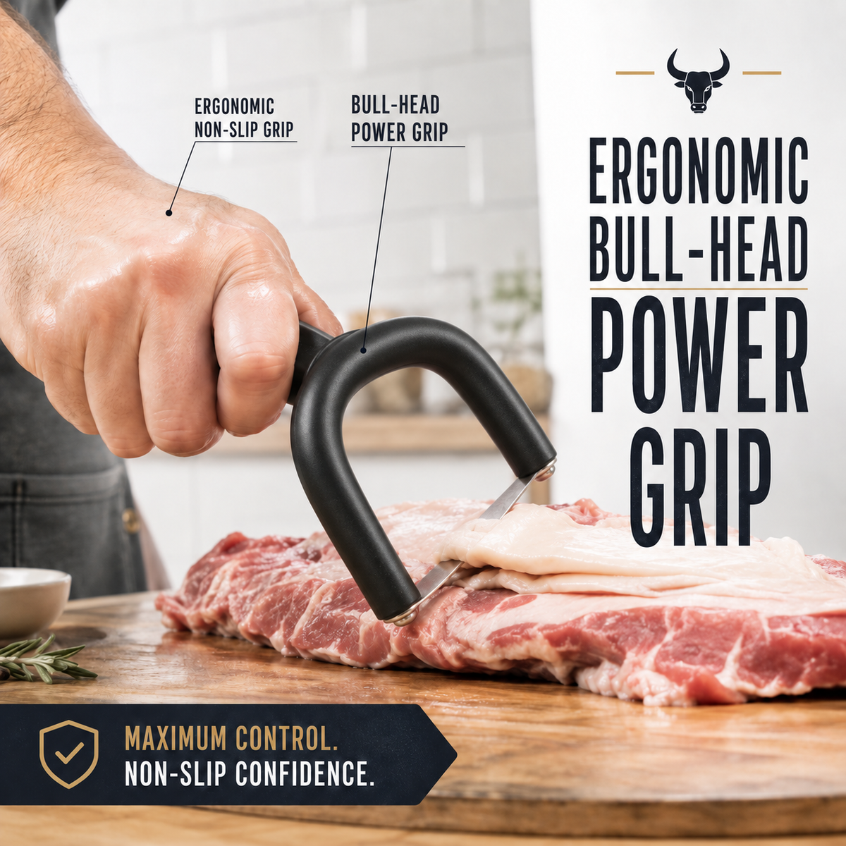 Handheld Meat & Fat Trimming Tool for Brisket and Pork 🥩✨