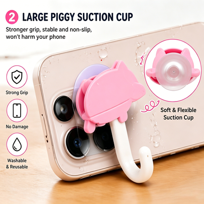 🔥50% OFF🐷 ☂️Cute Piggy Phone Umbrella