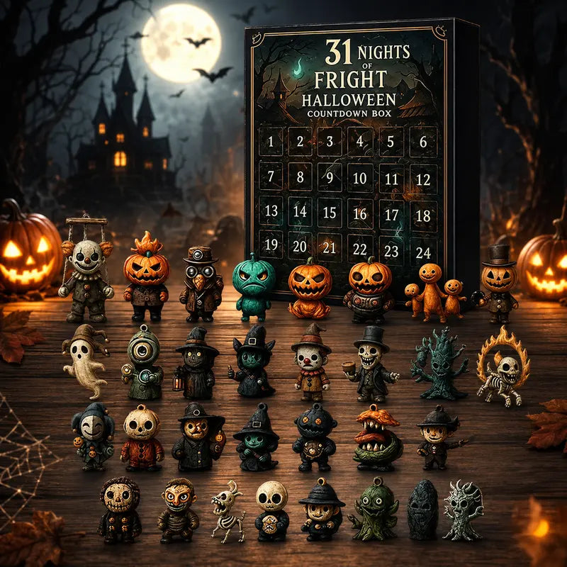 👻 31 Nights of Fright – Halloween Surprise Countdown Box