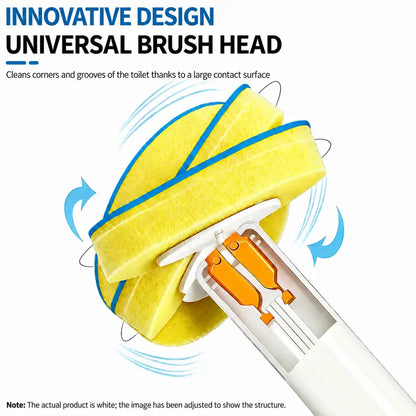 Disposable Toilet Scrubber Brush Kit