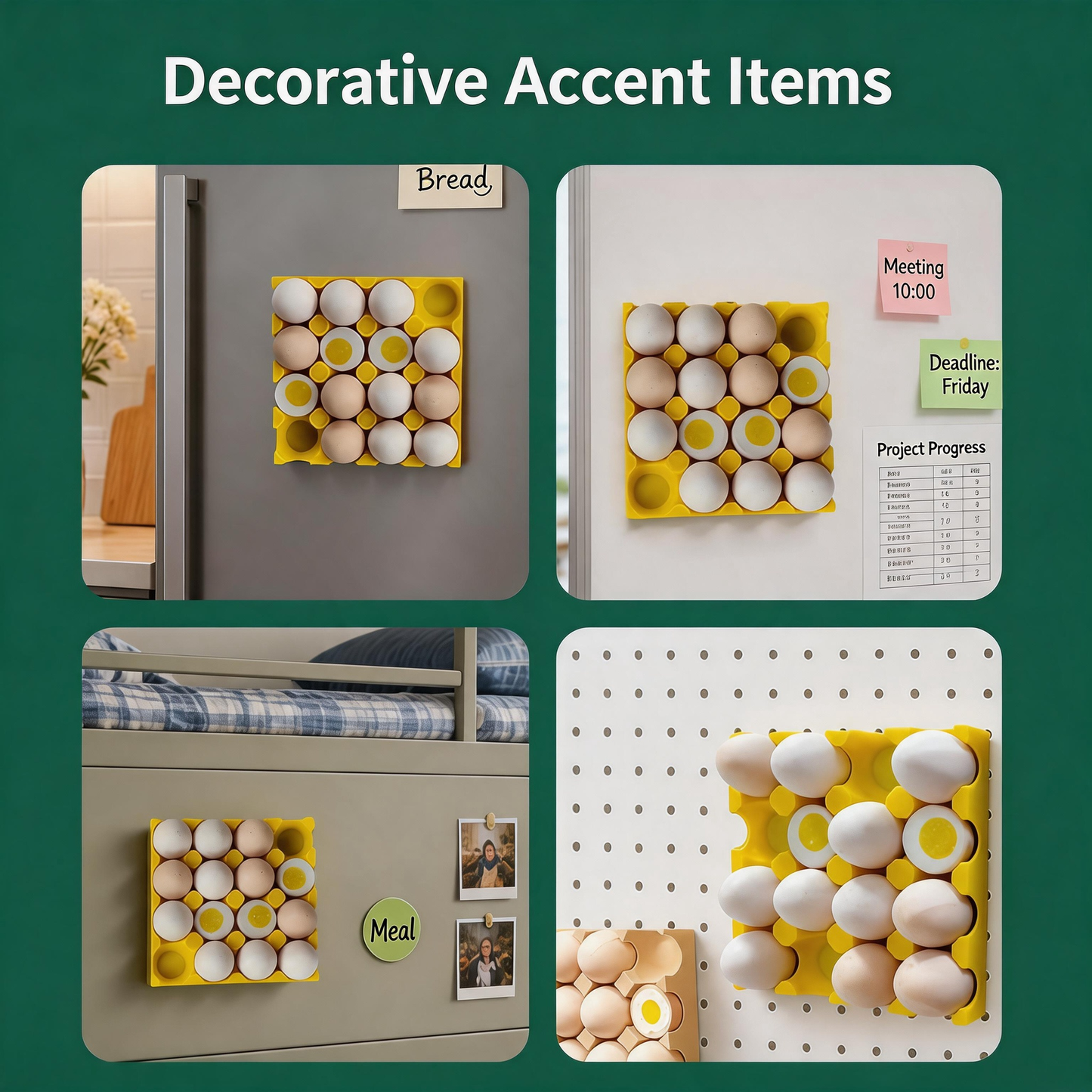 Buy 1 Get 1 Free🥚Egg Carton Fridge Magnet Set