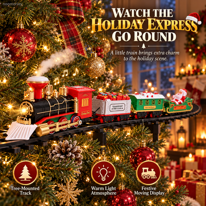 🎄🚂 Christmas Magic Express – Around-the-Tree Train Set
