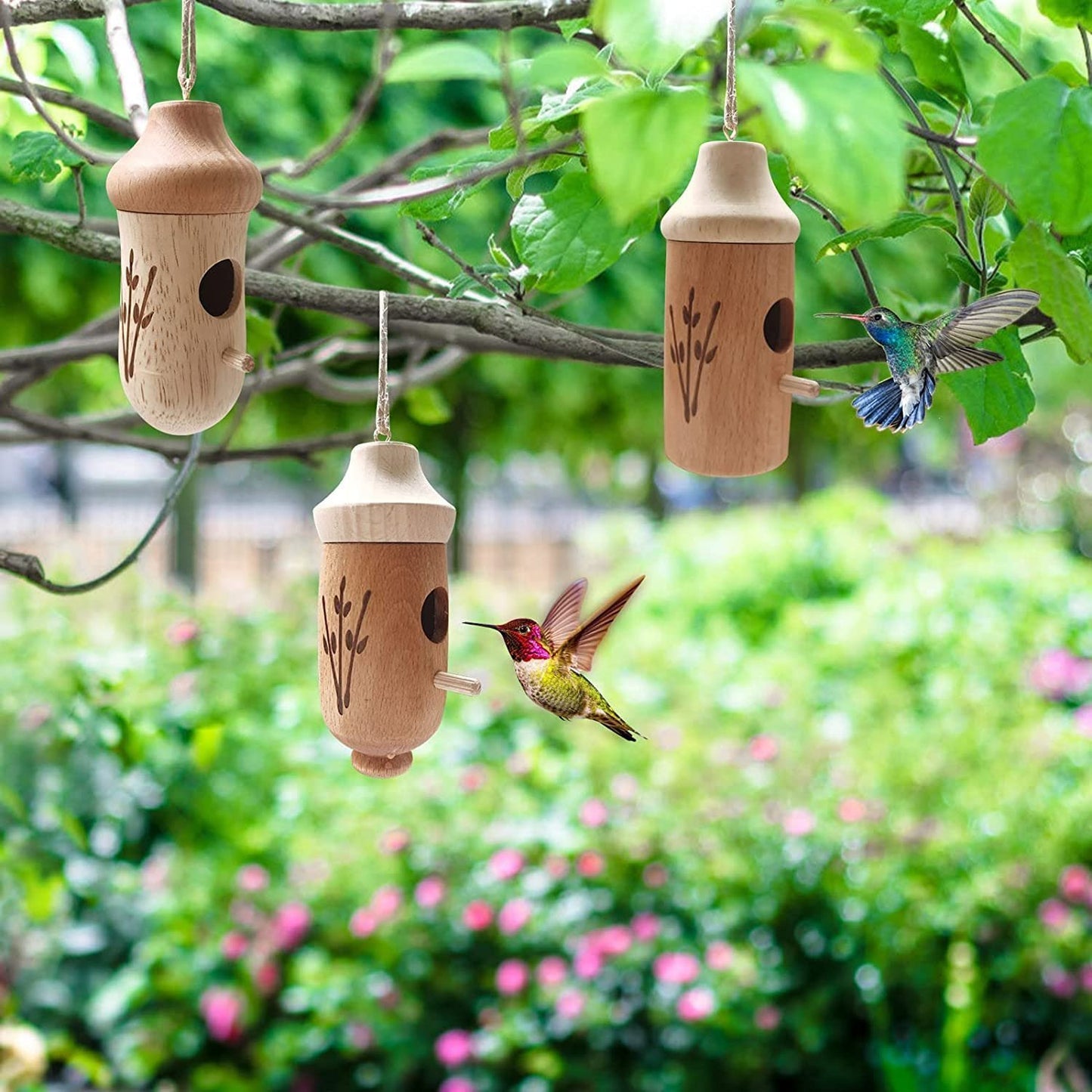 Buy 2 Free Shipping💕Wooden Hummingbird House-Gift for Nature Lovers