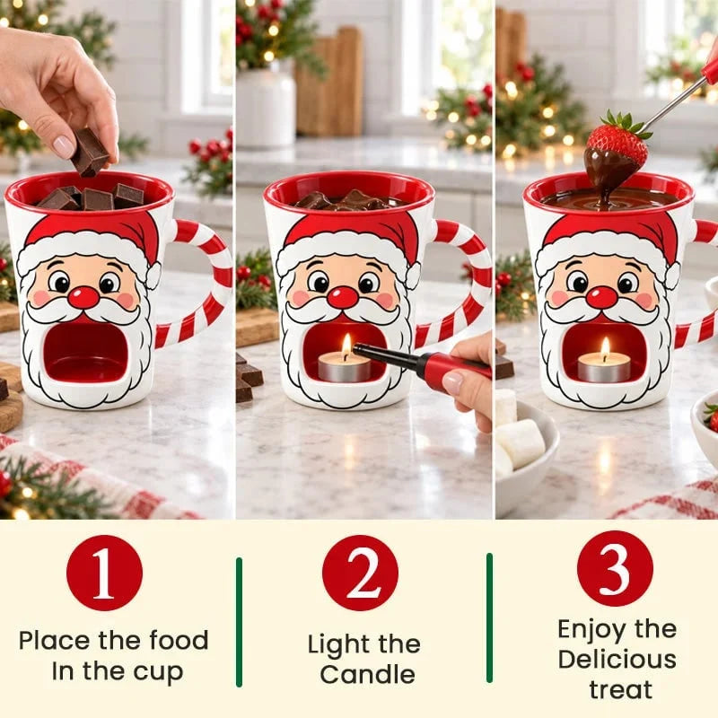 ✨Last Day 49% OFF✨Christmas Chocolate Fondue Mug