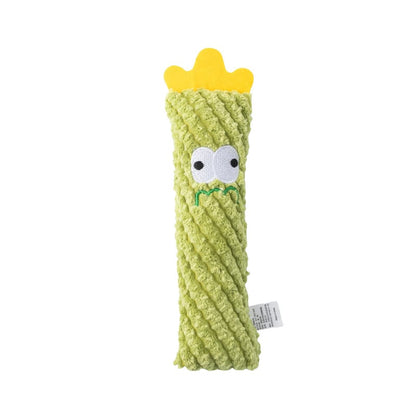 🌵 5 Pack Organic Catnip Cactus Cat Toys | Soft Plush Chew Toys for Indoor Kittens & Adult Cats! 🐱