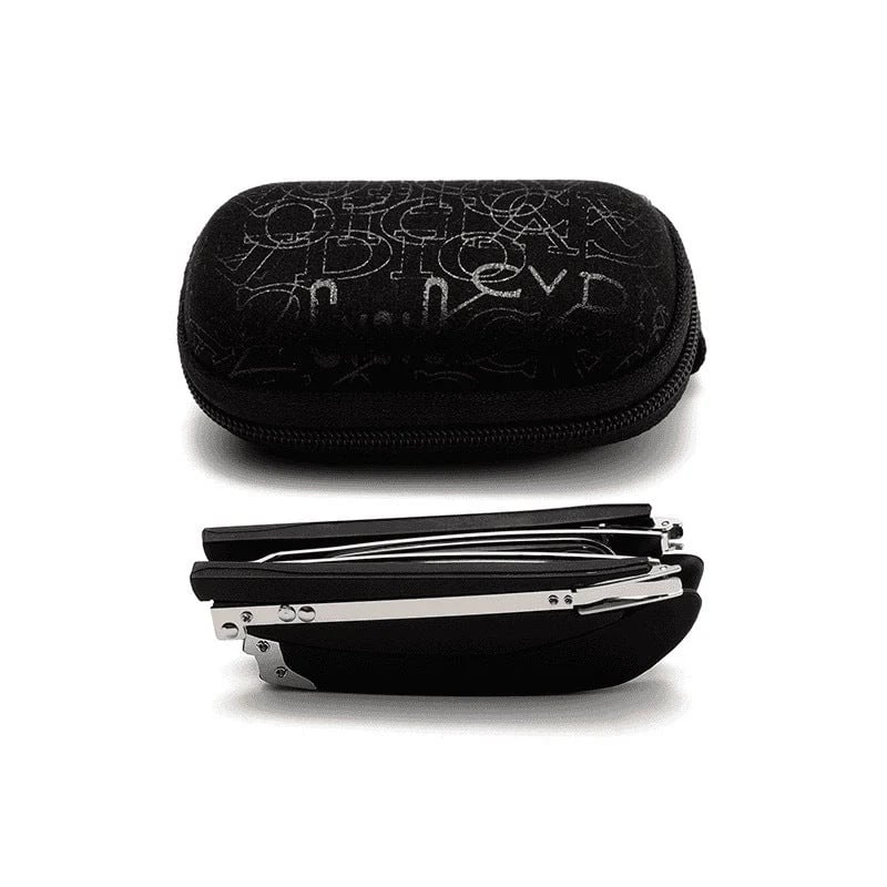 可折叠防蓝光阅读眼镜（带眼镜盒）