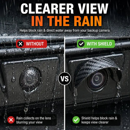 🚗📷 4-Piece Rearview Camera Rain Cover Set – Universal Weather Shield for Clearer Parking View ☔