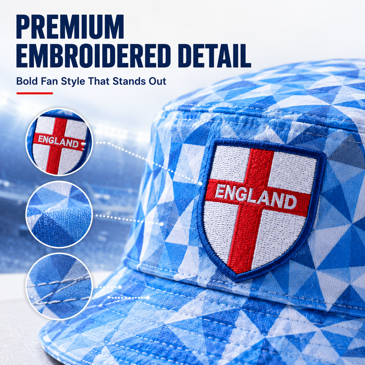 England Wales Scotland Flag Fan Cap | Lightweight Unisex Summer Multi-national Style
