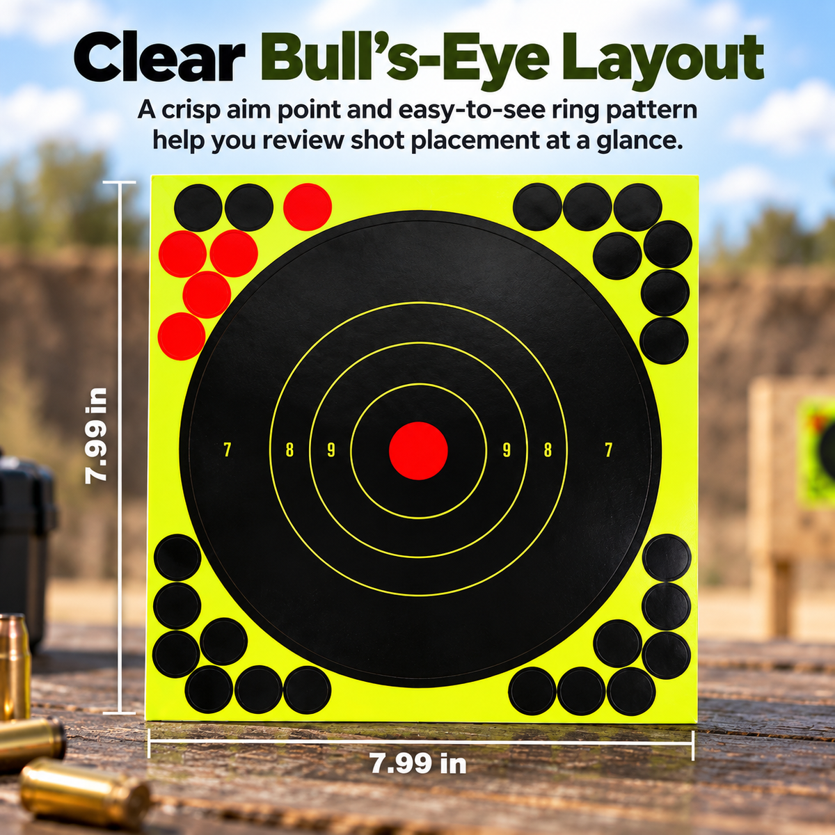 🎯 49% OFF Peel & Stick Shooting Targets – 50 Pack Bullseye Stickers for Faster Aim Training
