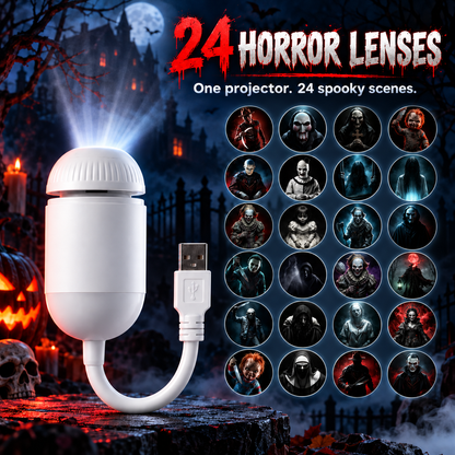 🎅 USB Christmas Atmosphere Projection Night Light for Car & Room