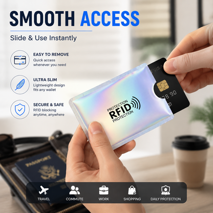 5 Counts RFID Blocking Sleeves Set