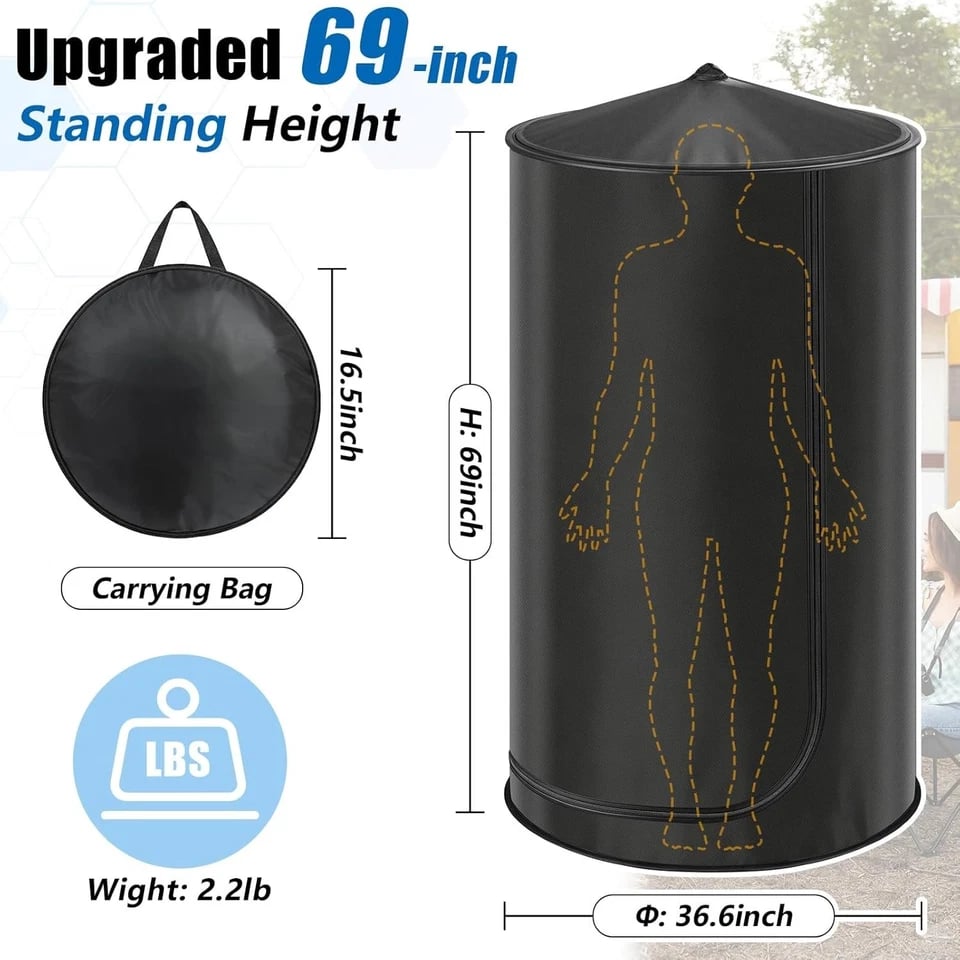 Portable Outdoor Privacy Tent – Instant Changing Room & Shower Shelter for Camping, Beach & Road Trips