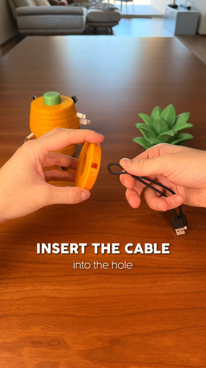 Cute Magnetic Cable Organizer – Keep Your Desk Clean & Cables Always Within Reach