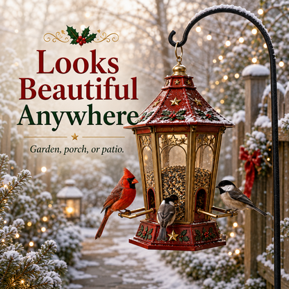 🎄 Christmas Bird Feeder Collection – Festive Hanging Garden Feeders for Wild Birds