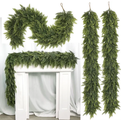 6FT Real Touch Artificial Cedar Garlands