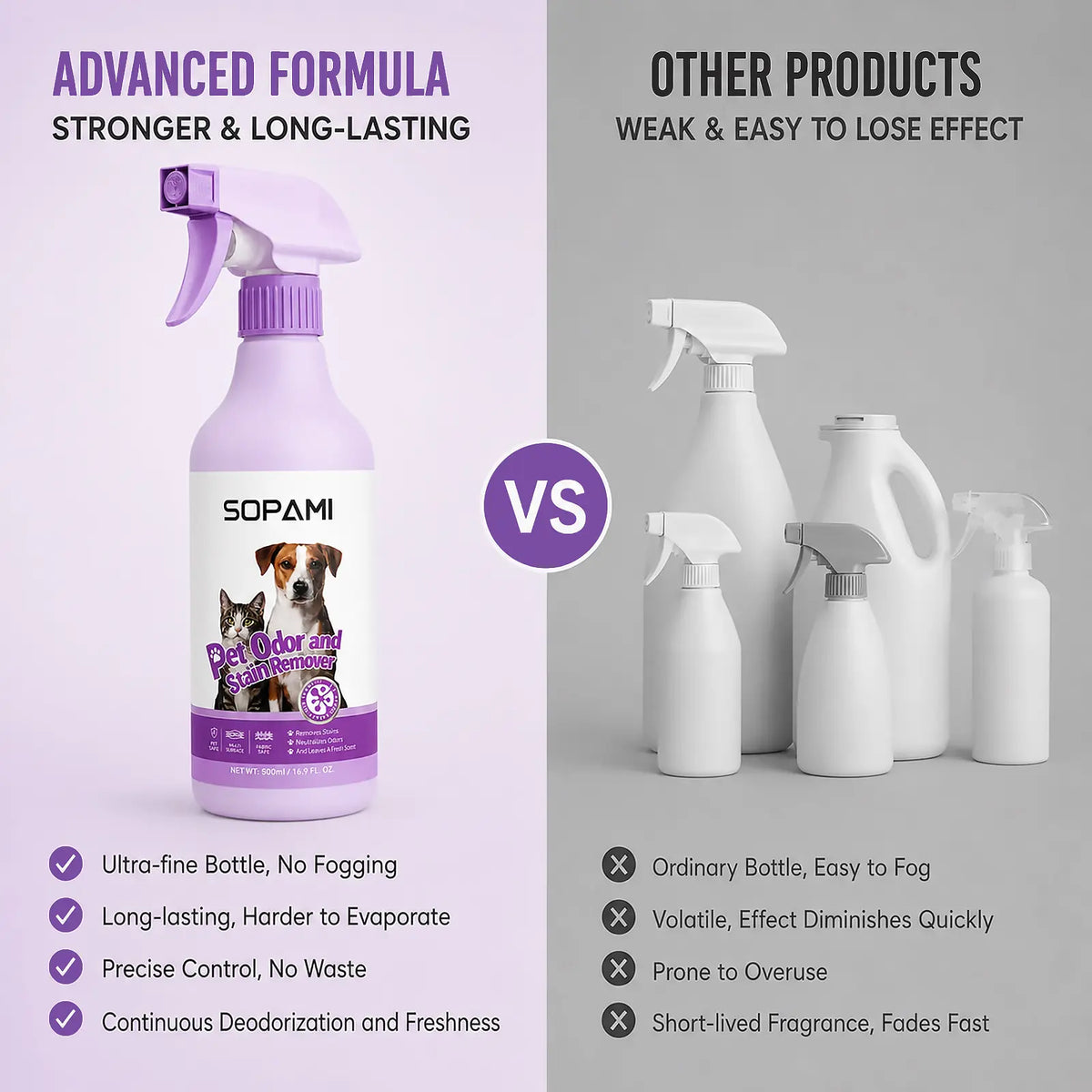Pet Odor Eliminator & Stain Remover Spray