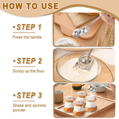 🔥Hot Sale 49%🔥Multifunctional Stainless Steel Powder Sifter