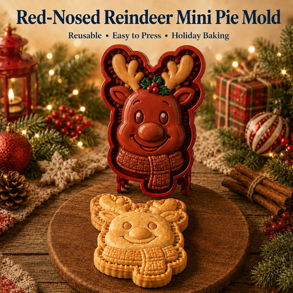🎄Christmas Mini Pie Mold Collection – 9 Reusable Embossed Holiday Designs