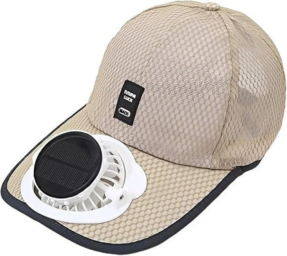 🔥Buy 2 Free Shipping ✨Cooling Solar Fan Hat – UV Protection & Breathable Mesh