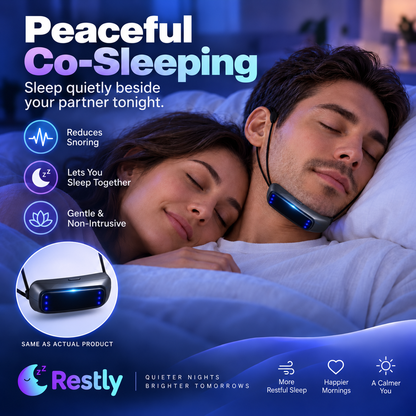 💤 Smart Anti-Snore Device. Stop Snoring, Start Sleeping Deeply.