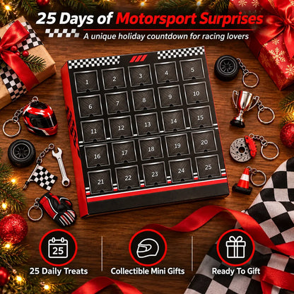 🏁 RaceGrid™ 25-Day Formula Racing Advent Calendar – Ultimate Christmas Countdown for Racing Fans