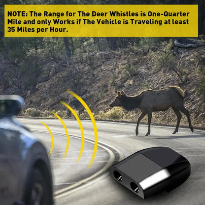 4PCS Deer Whistles Animal Warning Whistle