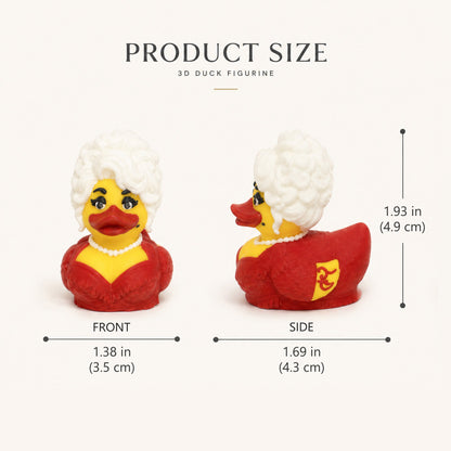 Dolly Duck – 3D Printed Collectible, Cute Desk & Car Decor