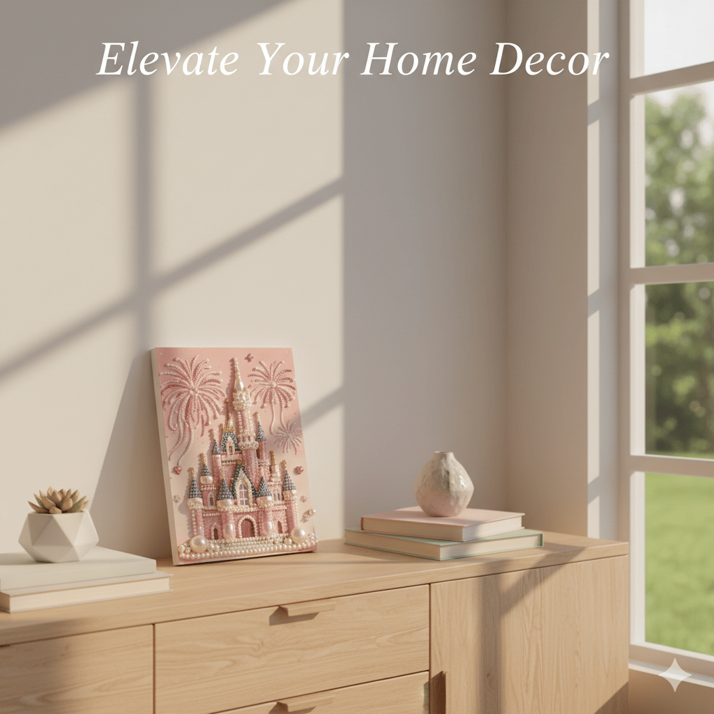 ⚡️Buy 2 Free Shipping🏰✨DIY Beaded Art Kit - Castle Pearl Painting