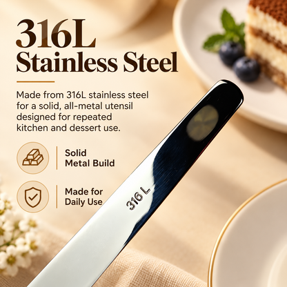 316L Stainless Steel Dessert Spade Spoon