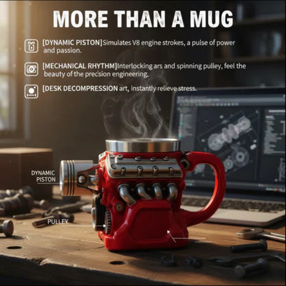 ⚡✨Ultimate V8 Engine Gift Mug & A Gearhead's Dream