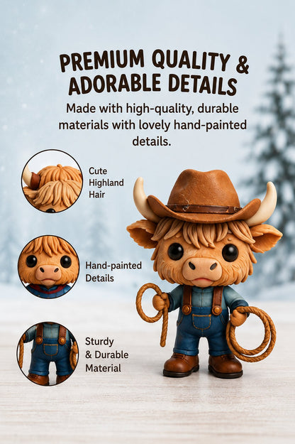 🔥Last Day 49% OFF - 🐂🎁2026 Highland Cow Advent Calendar | Every Day Brings New Surprises