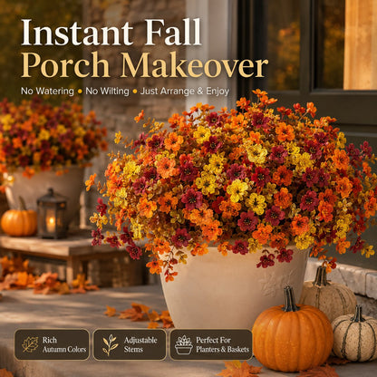 🔥Last Day 50% OFF - 🍂 Fall Porch Faux Flower Bundles