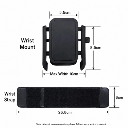 📱 360° Rotating Wrist & Arm Phone Holder – Hands-Free Sports Mount