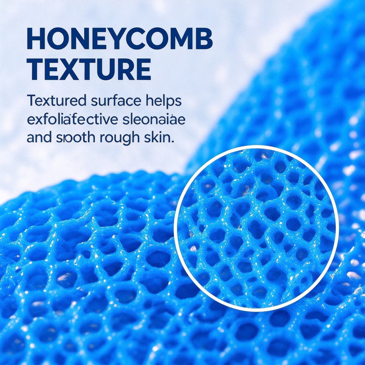Honeycomb mesh shower scrub gloves