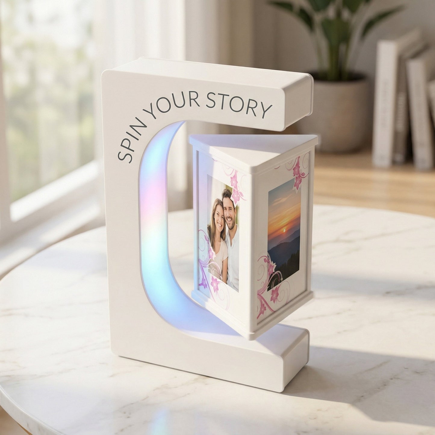 Free Shipping🔥E-Shape Magnetic Levitation Photo Frame