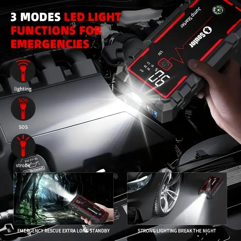 6400mAh Portable Car Jump Starter