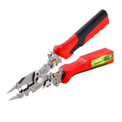 ⚡ 16-in-1 Electrical Pliers with Voltage Tester - Heavy-Duty Wire Stripper for Pros & DIYers!