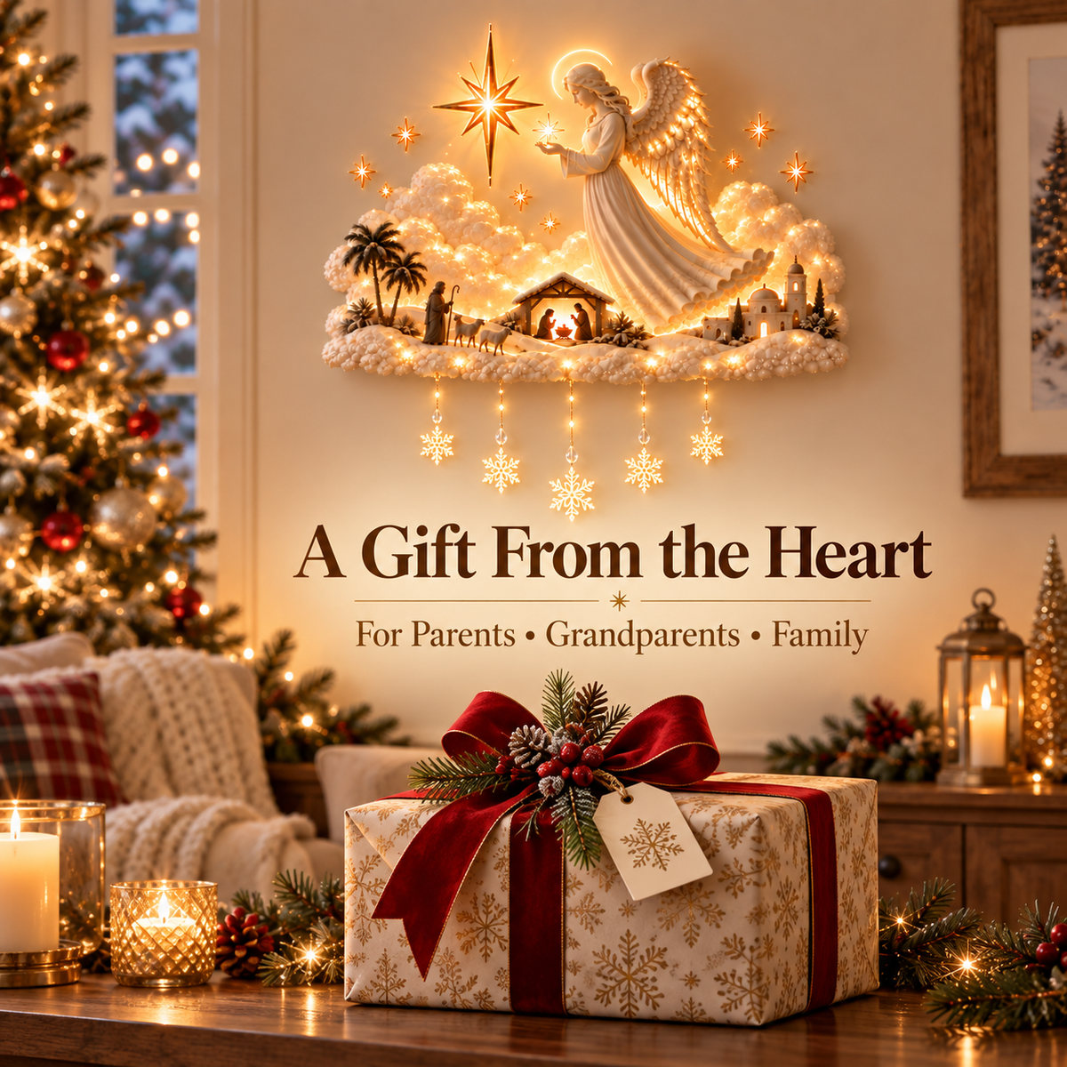 ✨Last Day 56% OFF✨ Christmas Blessing Angel Glow