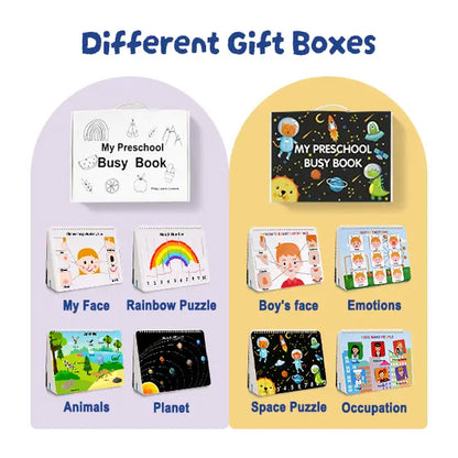 Montessori Busy Book for Kids – 30 Learning Activities