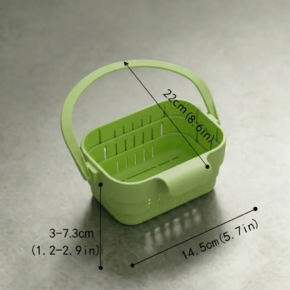 2 -PACK Foldable Hanging Kitchen Sink Drain Basket
