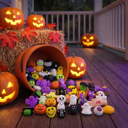 Halloween Squishies Stress Relief Toy Set