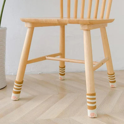 Thickened Chair Leg Covers Cat Paw Table and Chair Leg Pads Silent and Wear-Resistant Universal Protector for Stool Legs