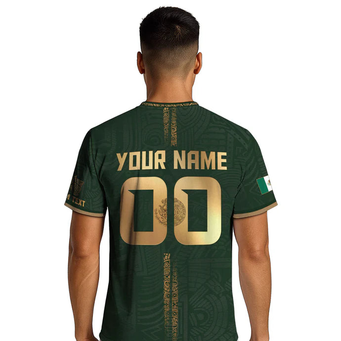 🇲🇽Men's Mexican Aztec Soccer Print Casual Tee