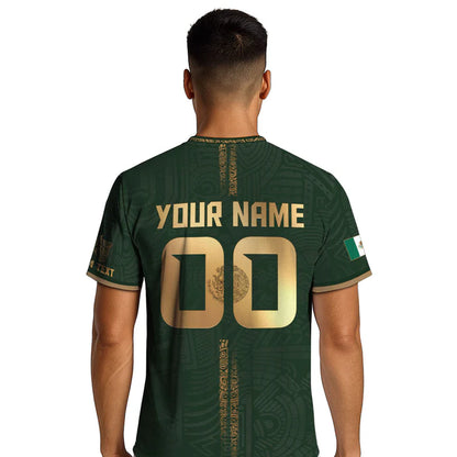 🇲🇽Men's Mexican Aztec Soccer Print Casual Tee