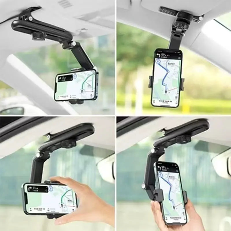 📱New 1080° Multi-function Sun Visor Universal 360 Degree Rotating Phone Holder