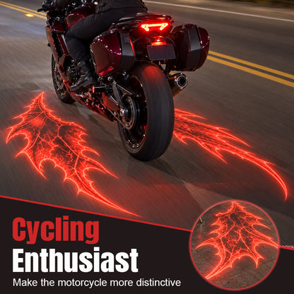 Motorcycle Devil Wing Ground Projection Lights (1 Pair)