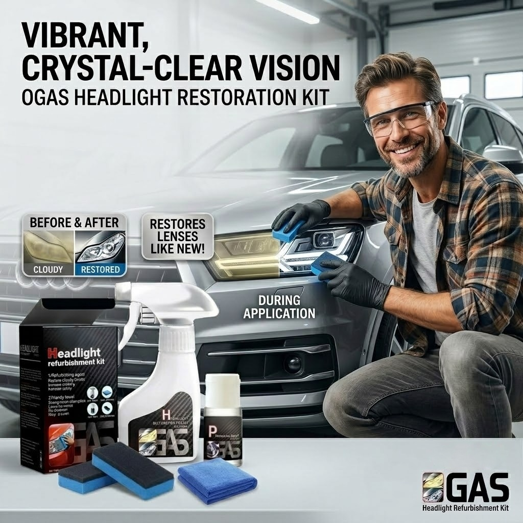 🔥🚘 Nano Headlight Restoration  Kit