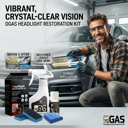 🔥🚘 Nano Headlight Restoration  Kit