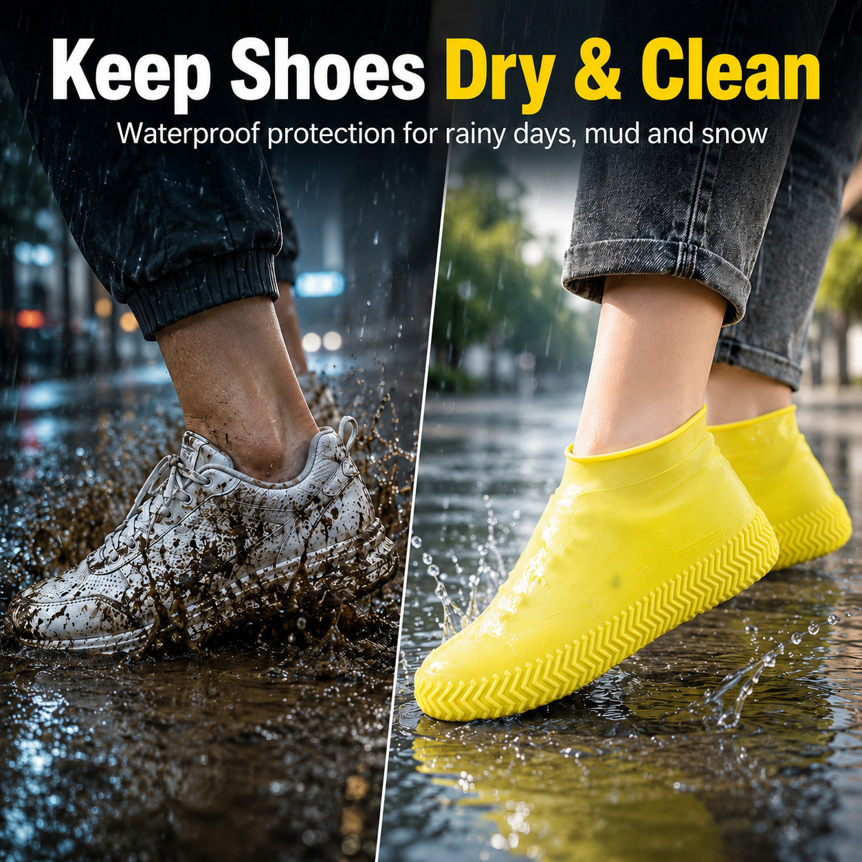 👟Pro-Grade Wear-Resistant Waterproof Shoe Covers (Reinforced Silicone)